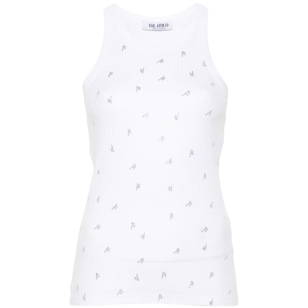 The Attico Top White Topwear