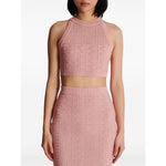 Balmain PB Labyrinth knit top