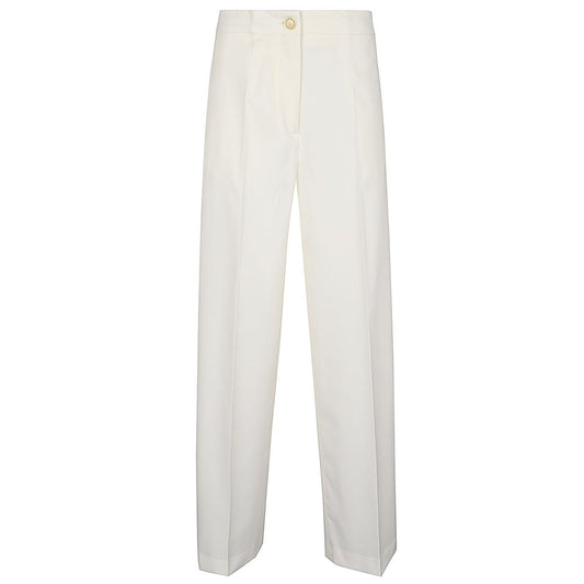 Erika Cavallini Semi-Couture Trousers White Trousers