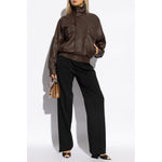 Saint Laurent grain de poudre wool trousers