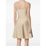 Versace Barocco jacquard flared mini dress Dresses
