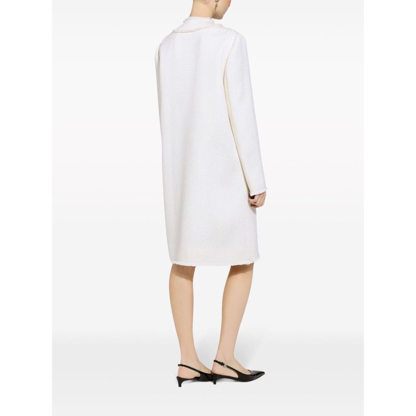 Dolce & Gabbana Single-breasted raschel tweed coat