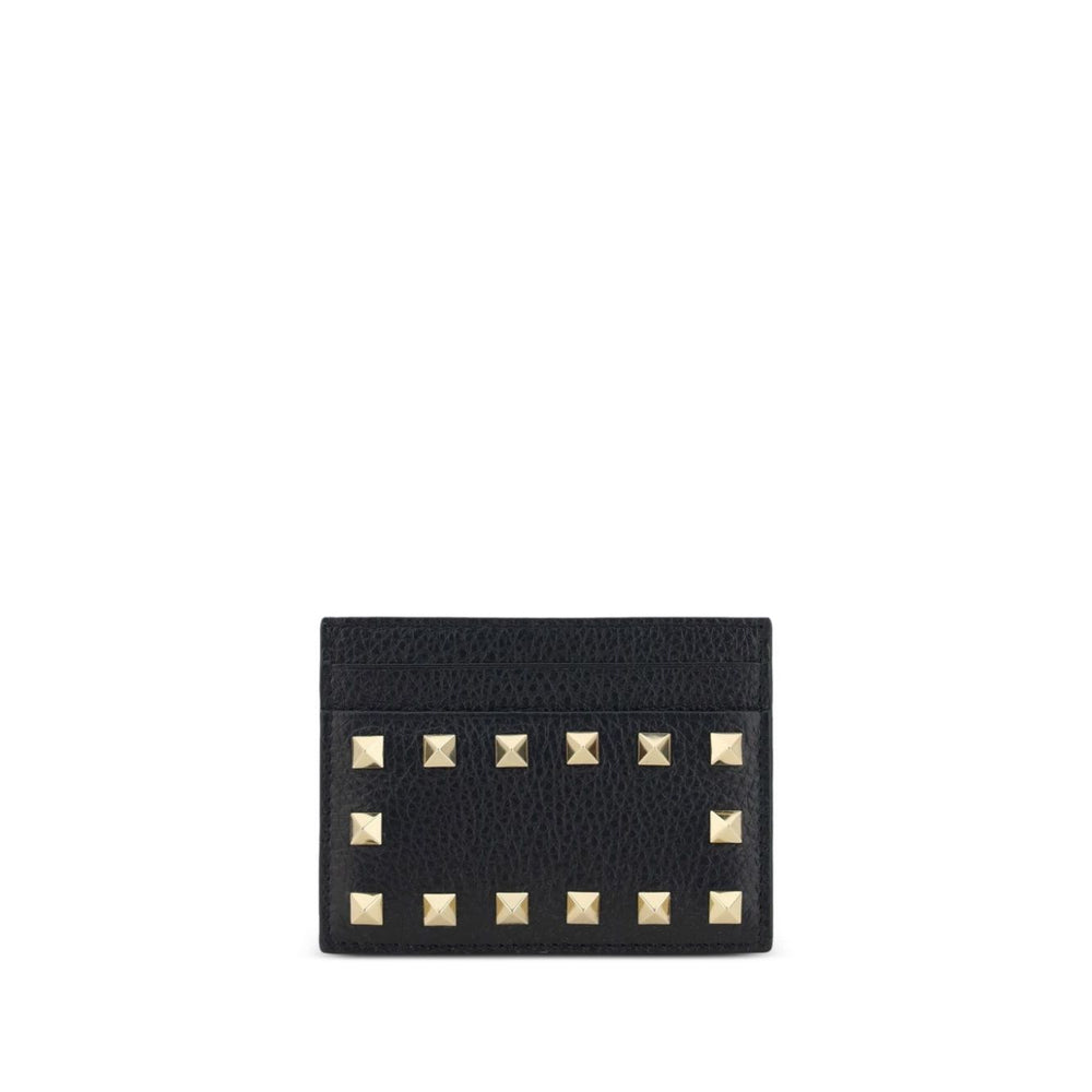 Valentino Garavani Rockstud leather card case