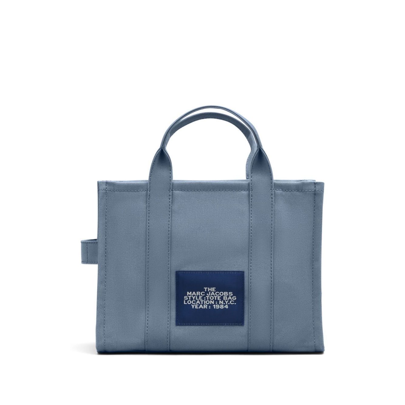 Front view with bag zipped and handles upright.