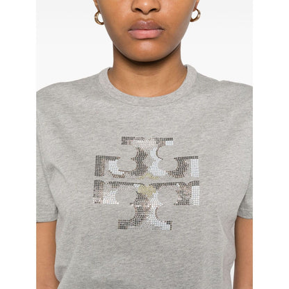 Tory Burch T-shirts and Polos Grey