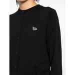 Maison Kitsuné Maison Kitsune mid-length knitted cardigan