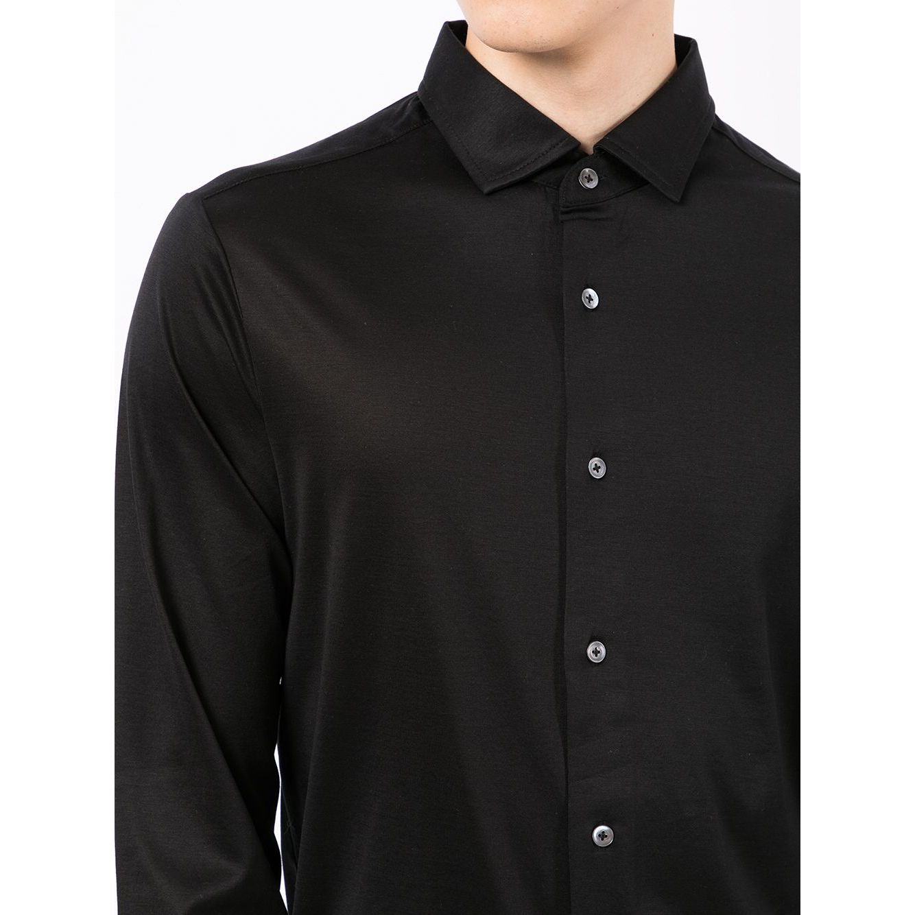 Emporio Armani stretch-fit button-up shirt