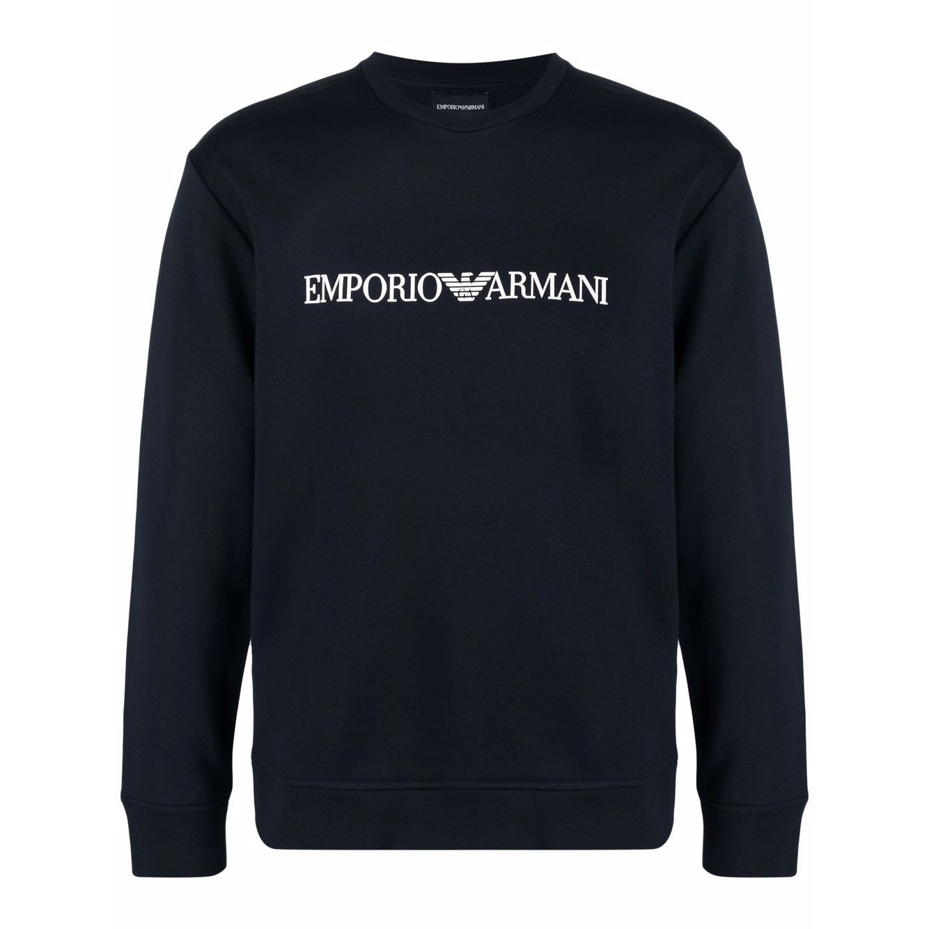 Emporio Armani Modal-blend sweatshirt with logo print