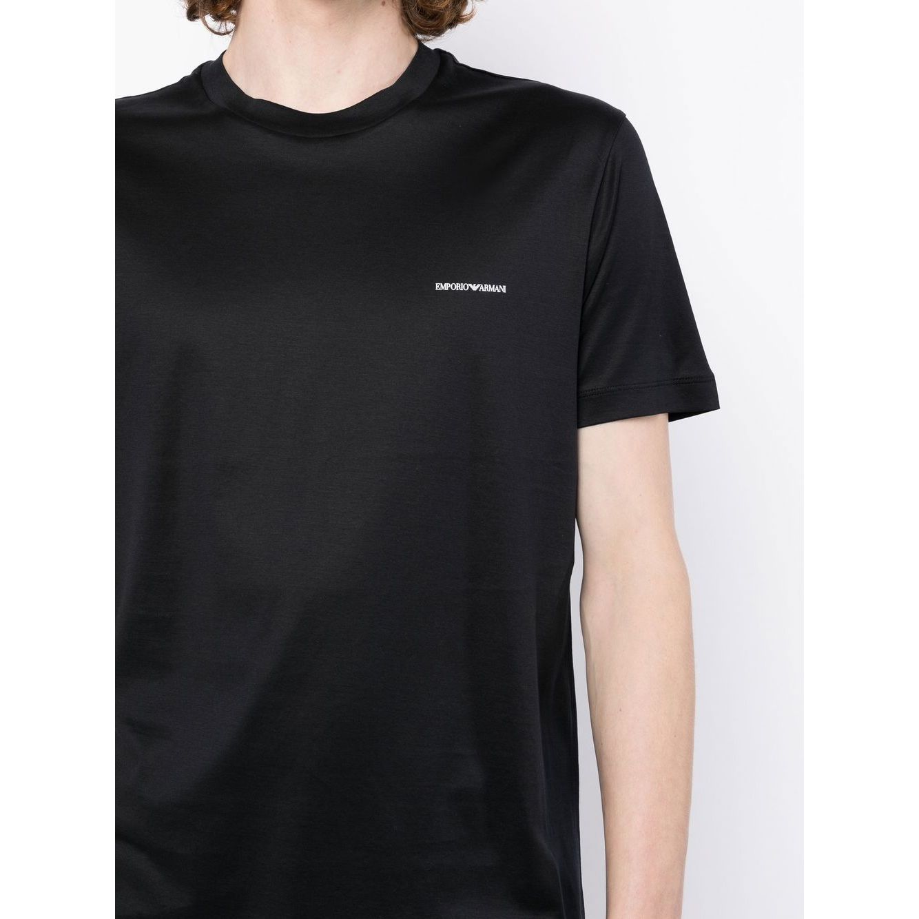 Emporio Armani logo-print Crew Neck T-shirt