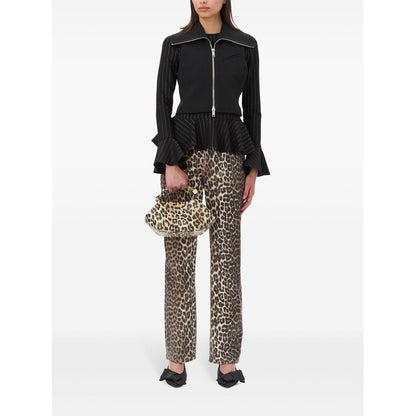 Ganni Sleeveless tank top with zip