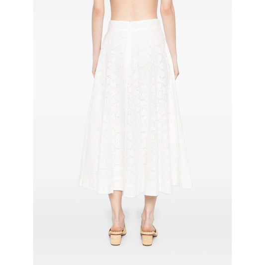 Zimmermann Crush embroidered midi skirt Skirts
