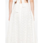 Zimmermann Crush embroidered midi skirt Skirts