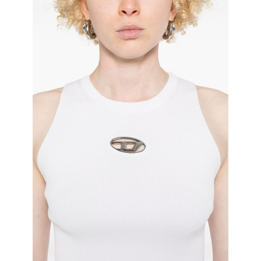 Diesel Top White Topwear