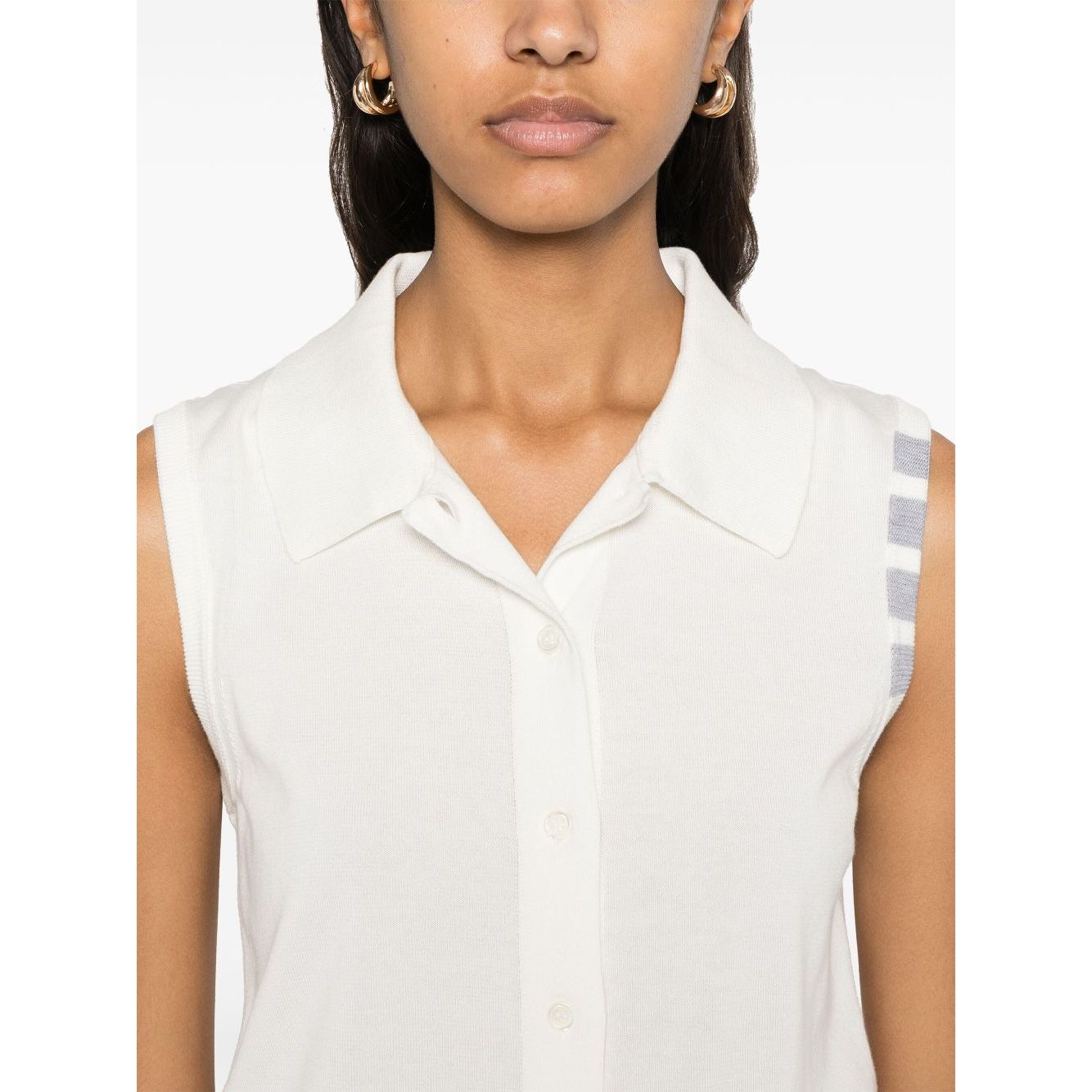Thom Browne Top White Topwear