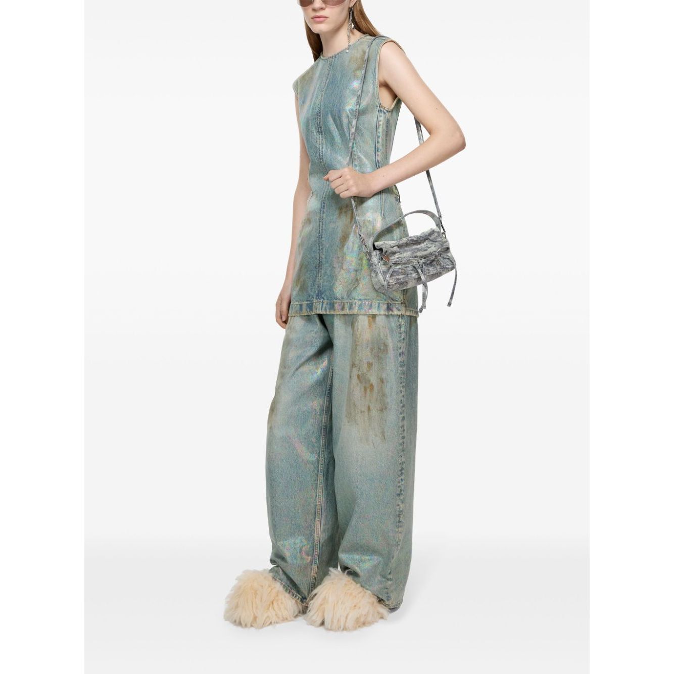 Acne Studios coated denim dress Dresses