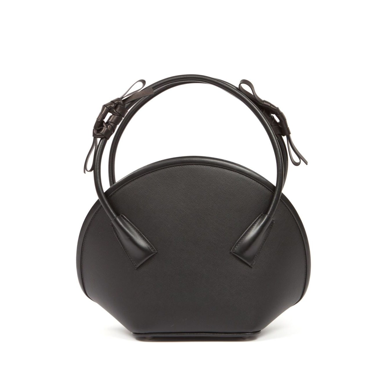 Front view with bag zipped and handles upright.