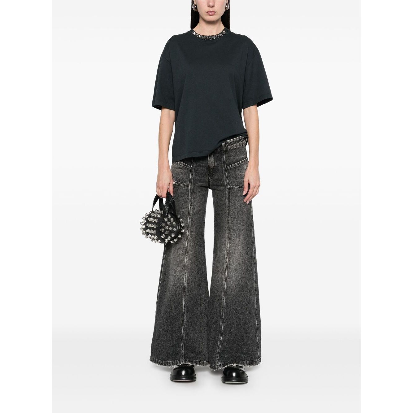 Golden Goose T-shirt with crystals