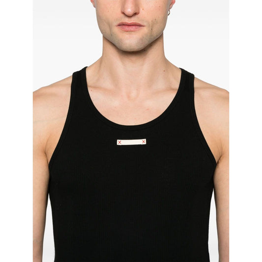 Maison Margiela ribbed-knit top