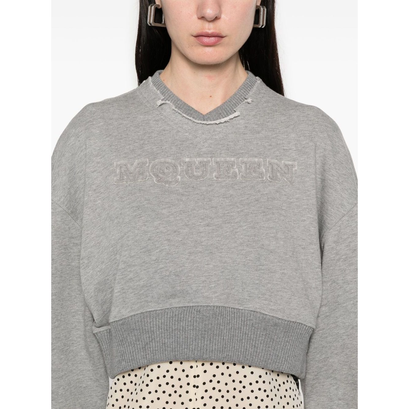 Alexander McQueen Sweaters Grey