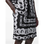 Versace Medusa Chains Silk Shorts