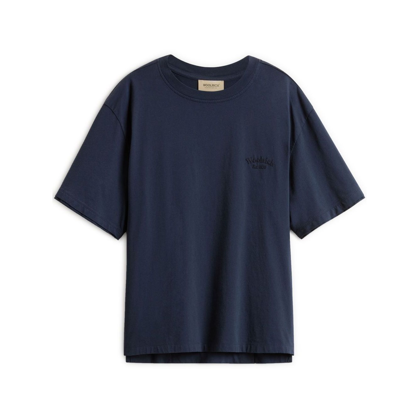 Woolrich Pure Pima Cotton T-Shirt with Logo