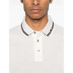 Emporio Armani Piqué polo shirt with piped collar