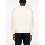 Emporio Armani Double jersey sweatshirt with ASV logo embroidery Topwear