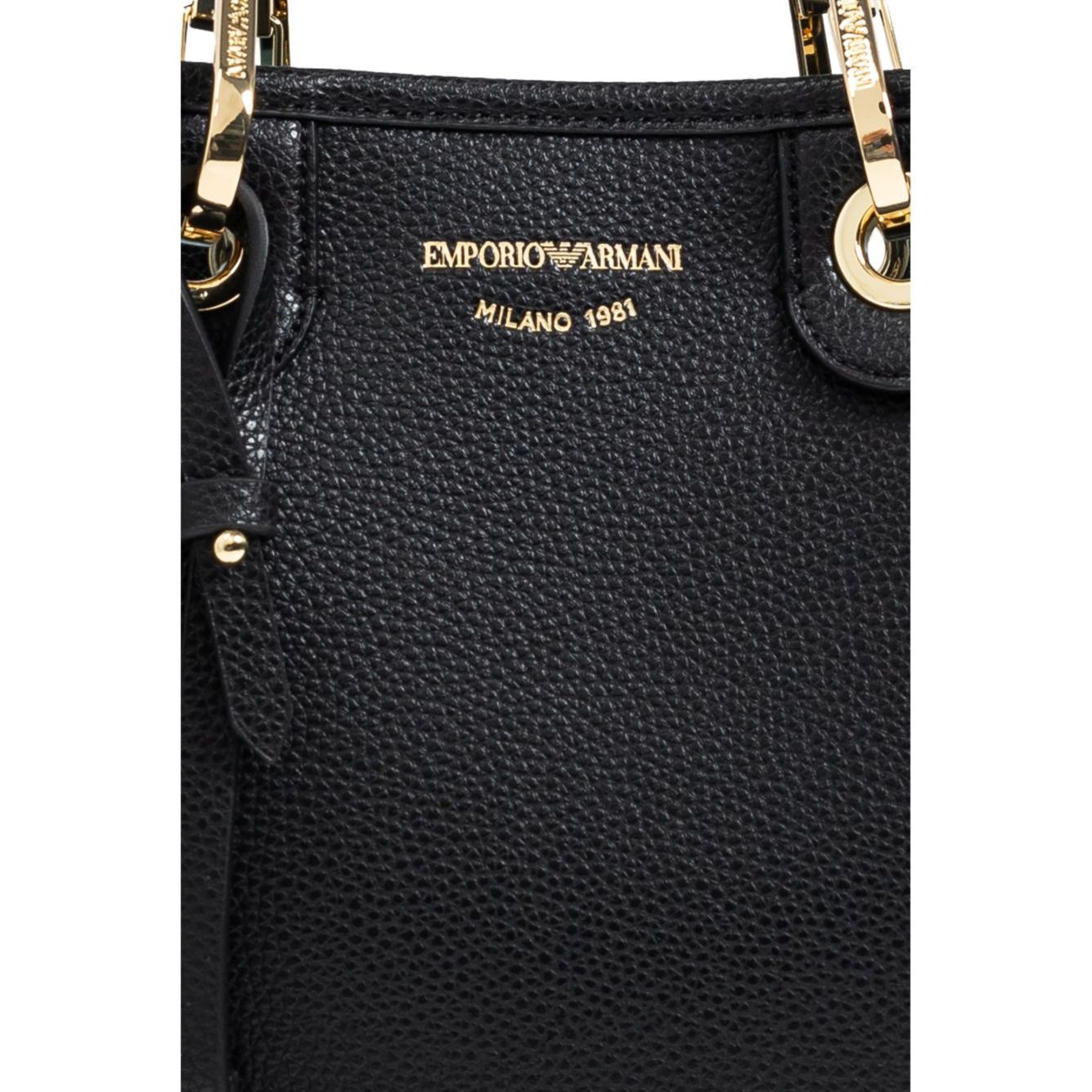 Emporio Armani Deer-print MyEA vertical shopper bag