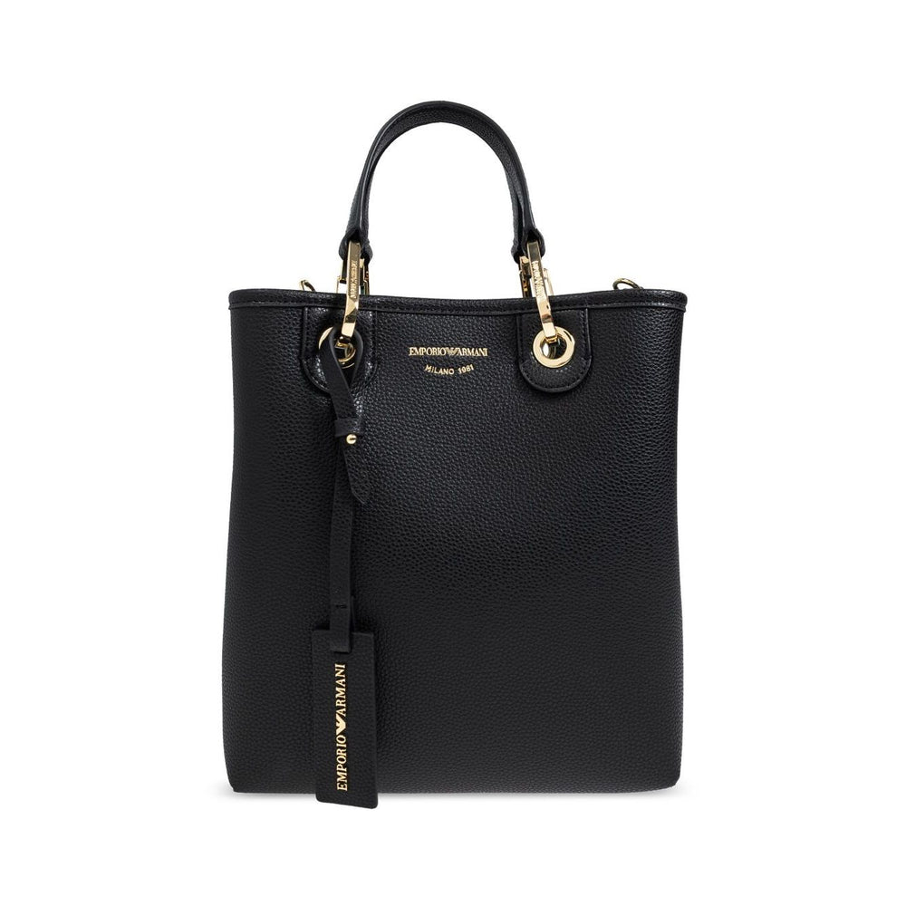 Emporio Armani Deer-print MyEA vertical shopper bag