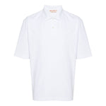 Marni logo-patch polo shirt Topwear