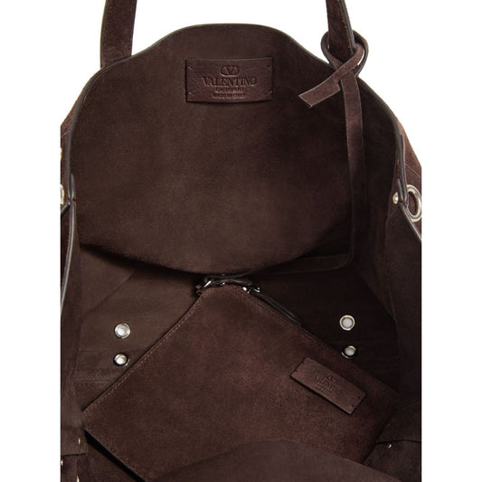 Valentino Garavani Medium Nellcôte Suede Shopping Bag Shopper