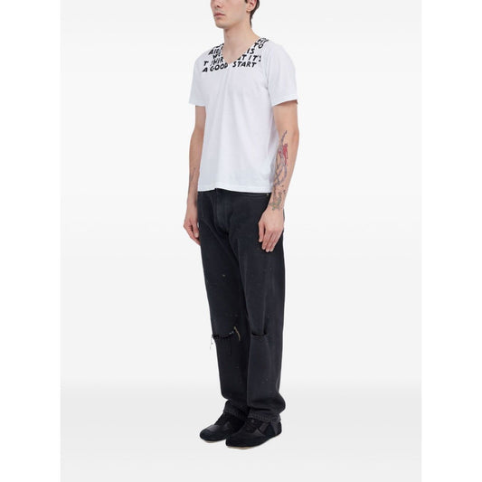 MM6 Maison Margiela T-shirts and Polos White Topwear