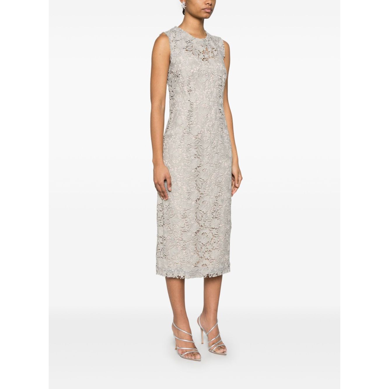 Parosh peonia midi dress