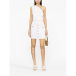 Balmain ribbed-knit miniskirt