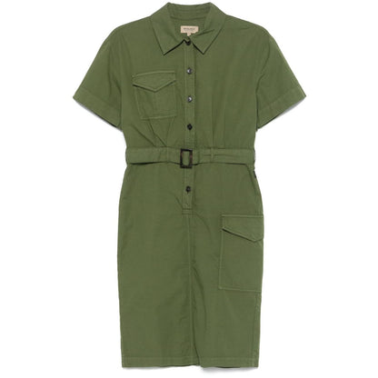 Woolrich belted waist shirt dress Dresses