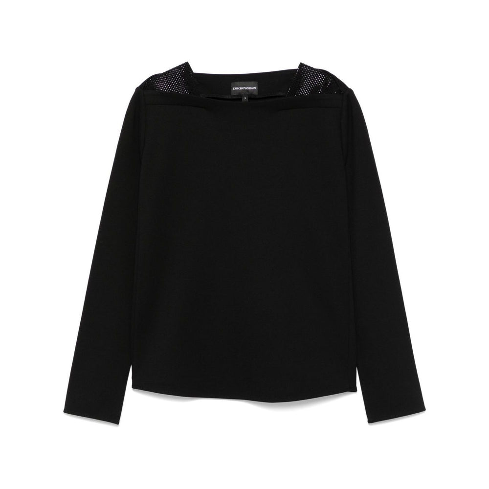 Emporio Armani crystal-embellished sweatshirt Topwear