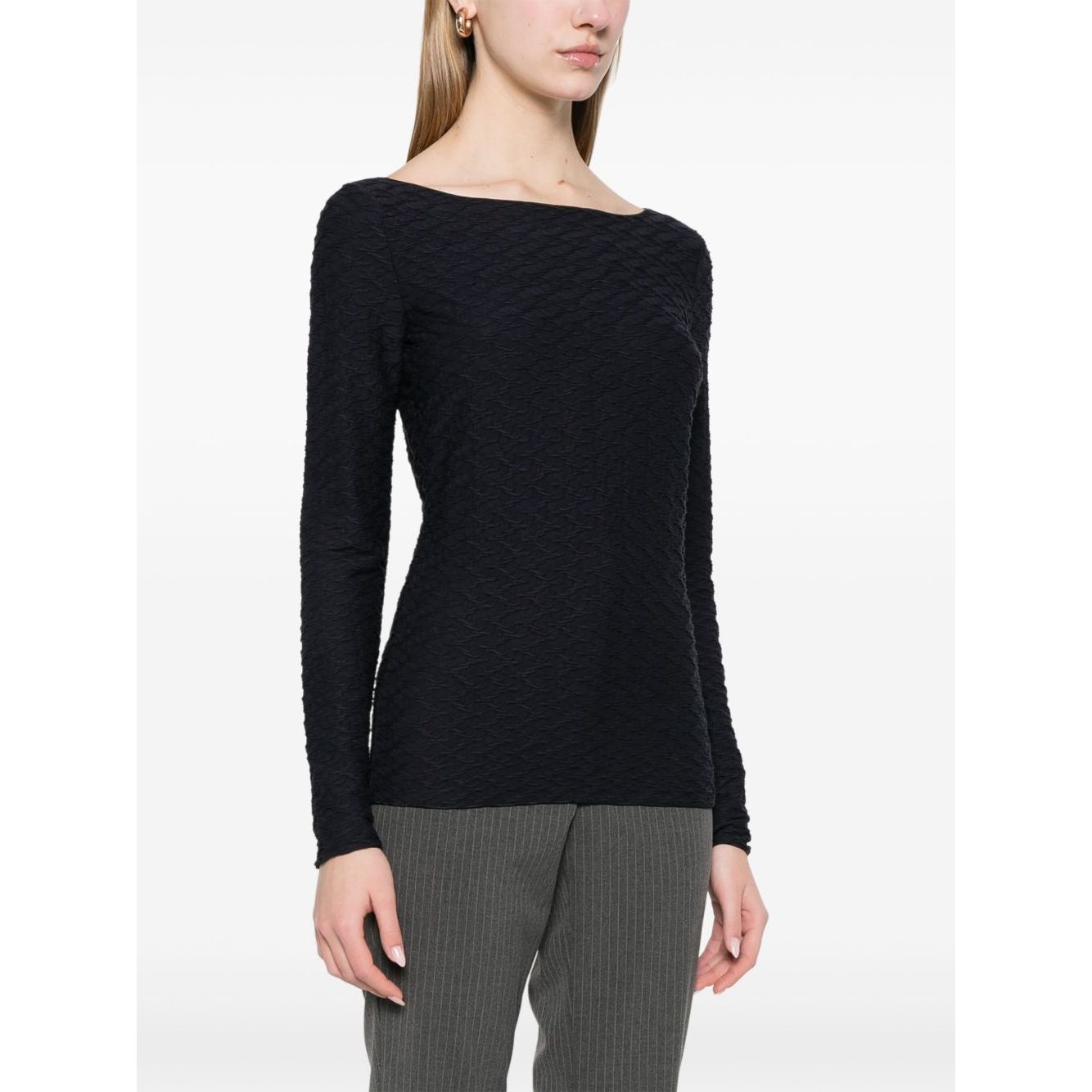 Emporio Armani textured top