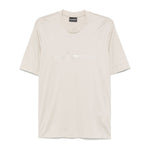 Emporio Armani ASV jersey-Lyocell blend T-shirt with embroidery Topwear