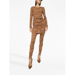 Dolce & Gabbana Short floral lace dress
