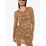 Dolce & Gabbana Short floral lace dress
