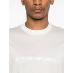 Emporio Armani Embroidered Logo T Shirt Topwear