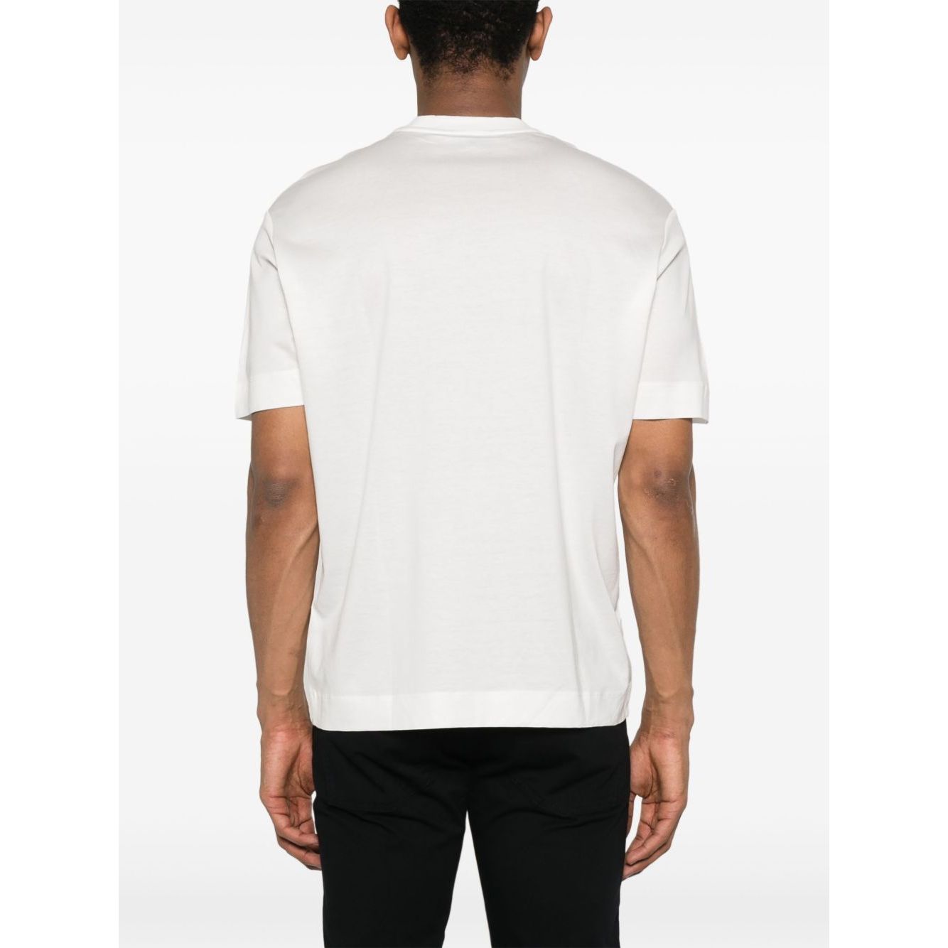 Emporio Armani Embroidered Logo T Shirt