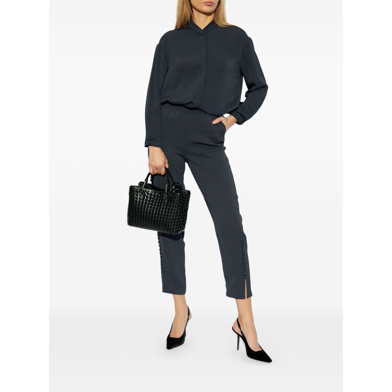 Emporio Armani relaxed fit trousers