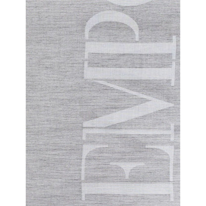 Emporio Armani Logo cotton blend scarf Scarves Hats & Gloves