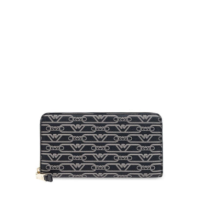 Emporio Armani Allover logo continental wallet Wallets