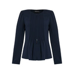 Emporio Armani Jacket in fluid woven fabric with pleats
