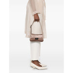 Emporio Armani Satin shoulder bag with rhinestones Shoulder