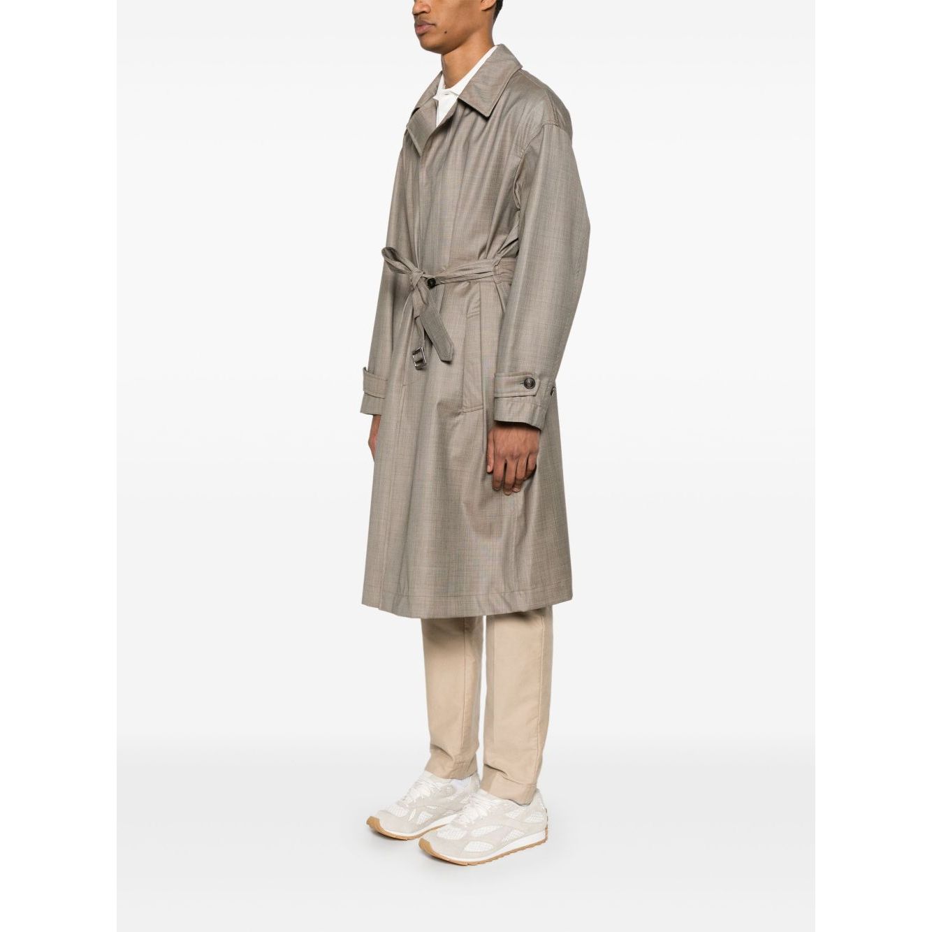 Emporio Armani virgin-wool trench coat