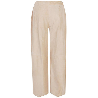 Via Masini 80 Trousers Beige