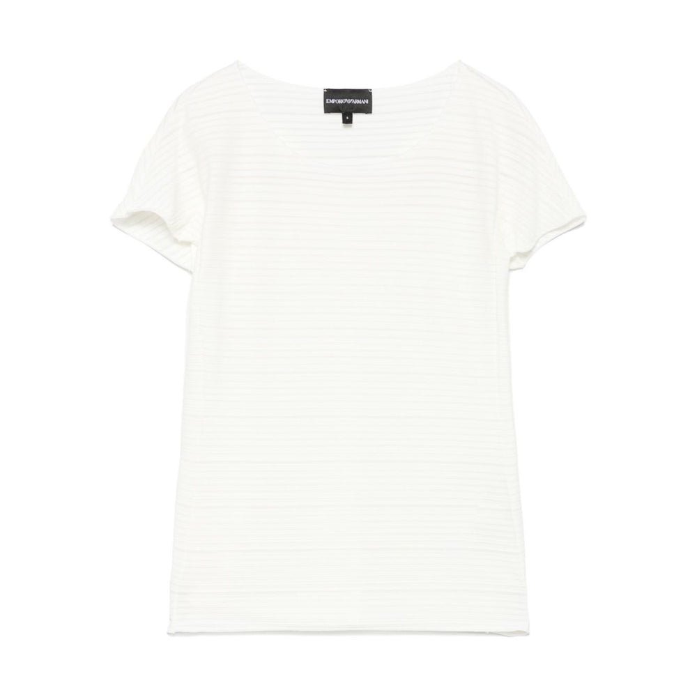 Emporio Armani Ribbed T-shirt Topwear